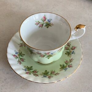Vintage Royal Albert Bone China Teacup Saucer Set ~ Pattern No. 4364
